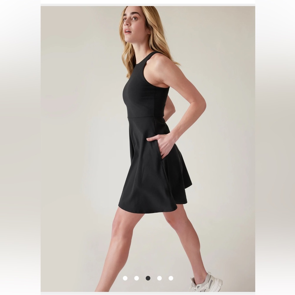 ATHLETA Conscious Dress Robe Conscious Black size S‎
